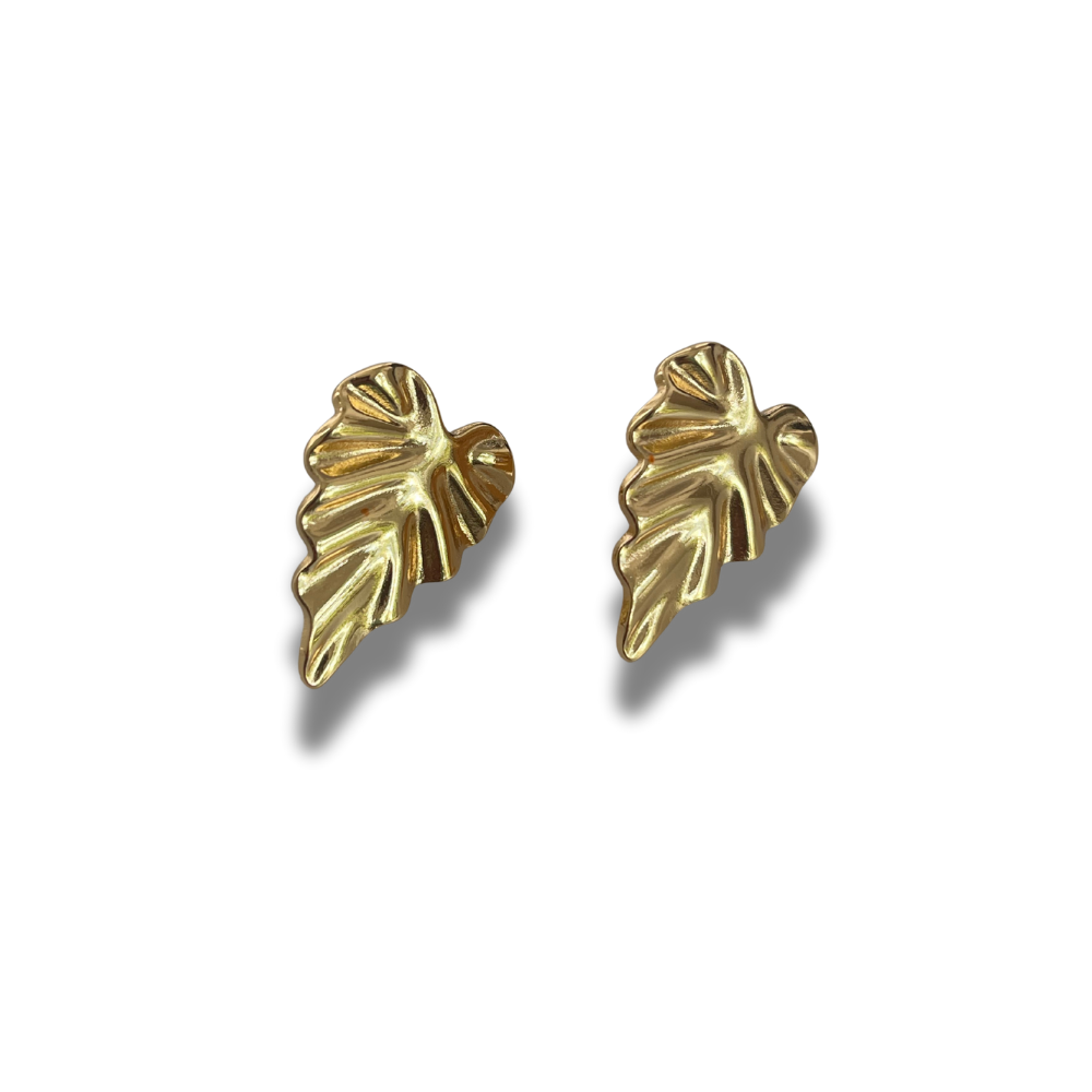ARETES HOJA CORAZON