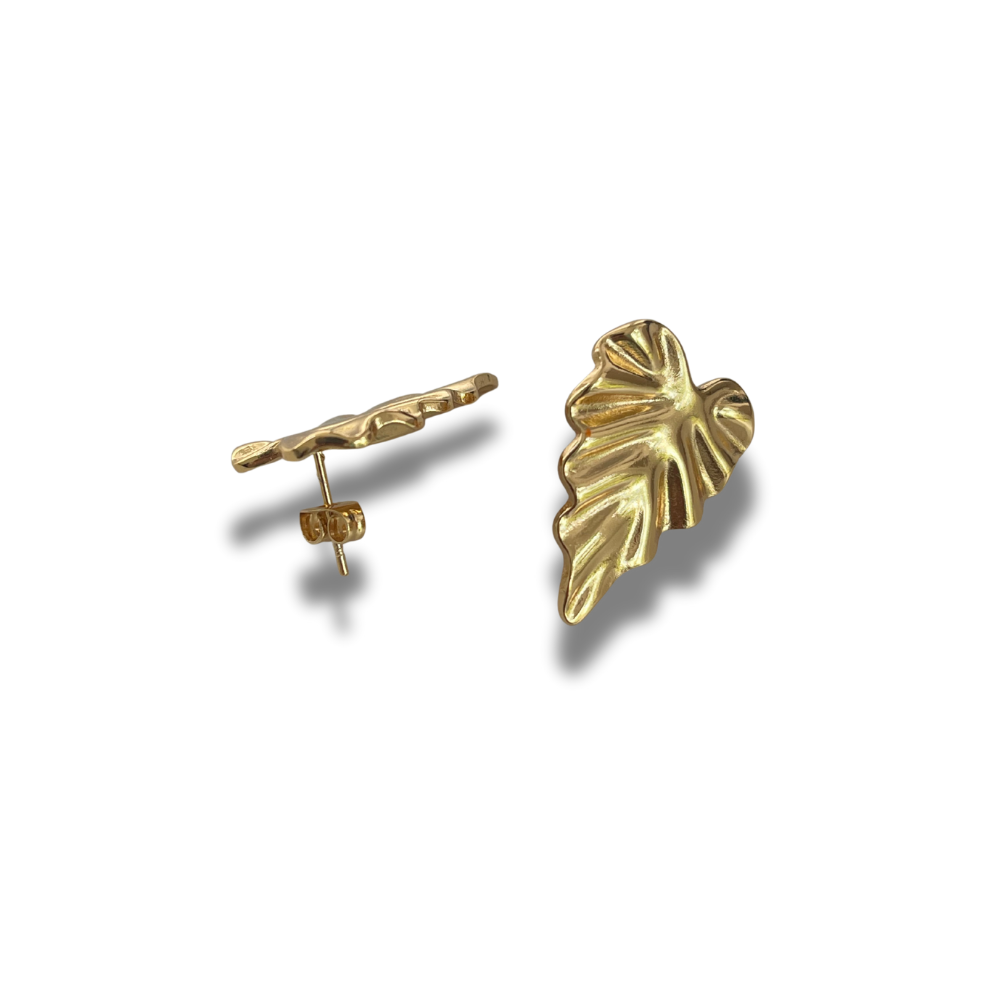 ARETES HOJA CORAZON