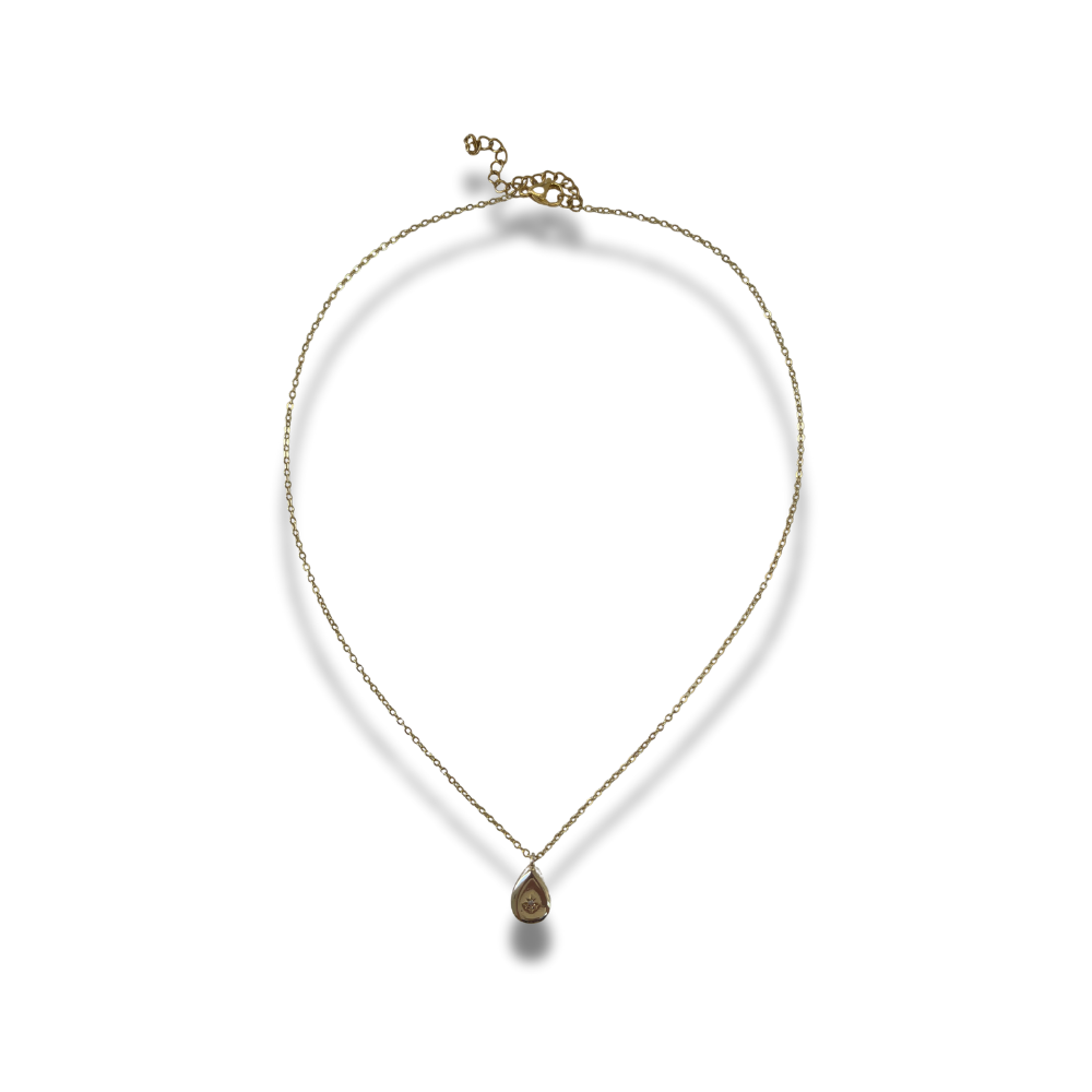 COLLAR GOTA DORADA