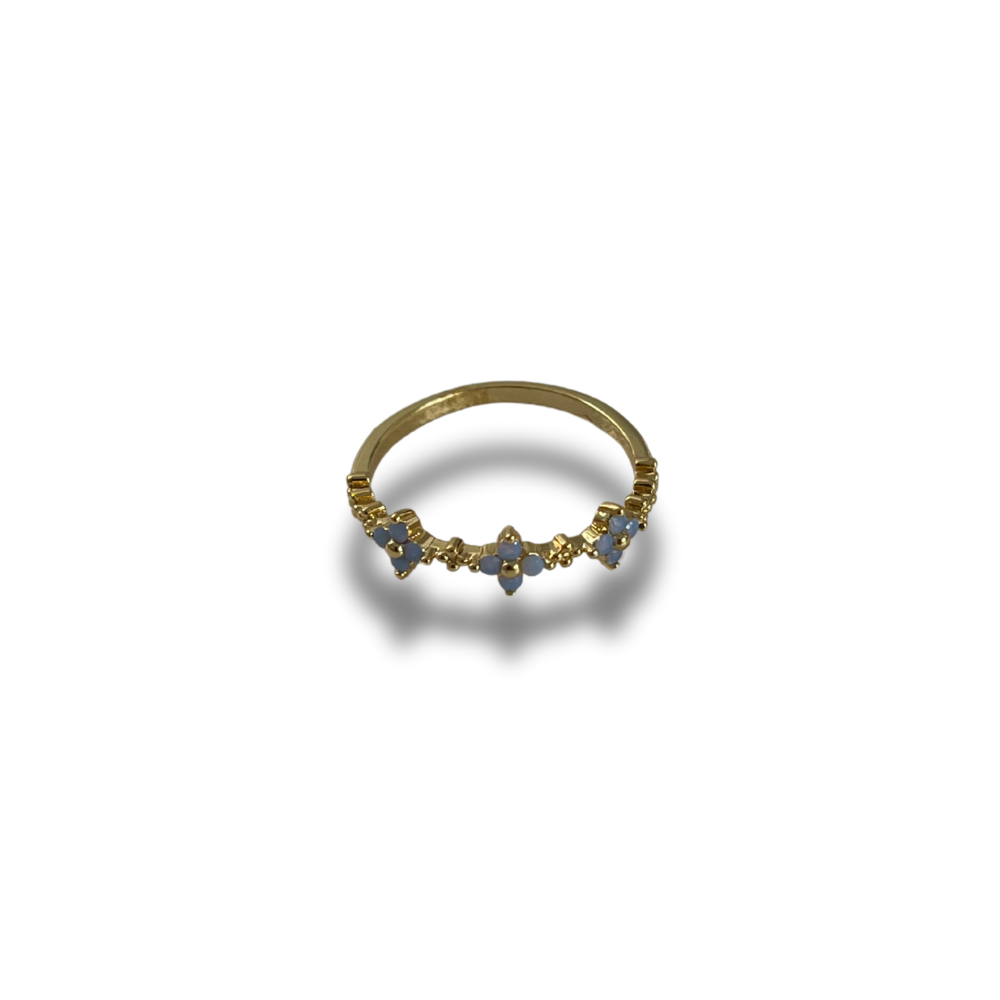 ANILLO 3 FLORES MINI