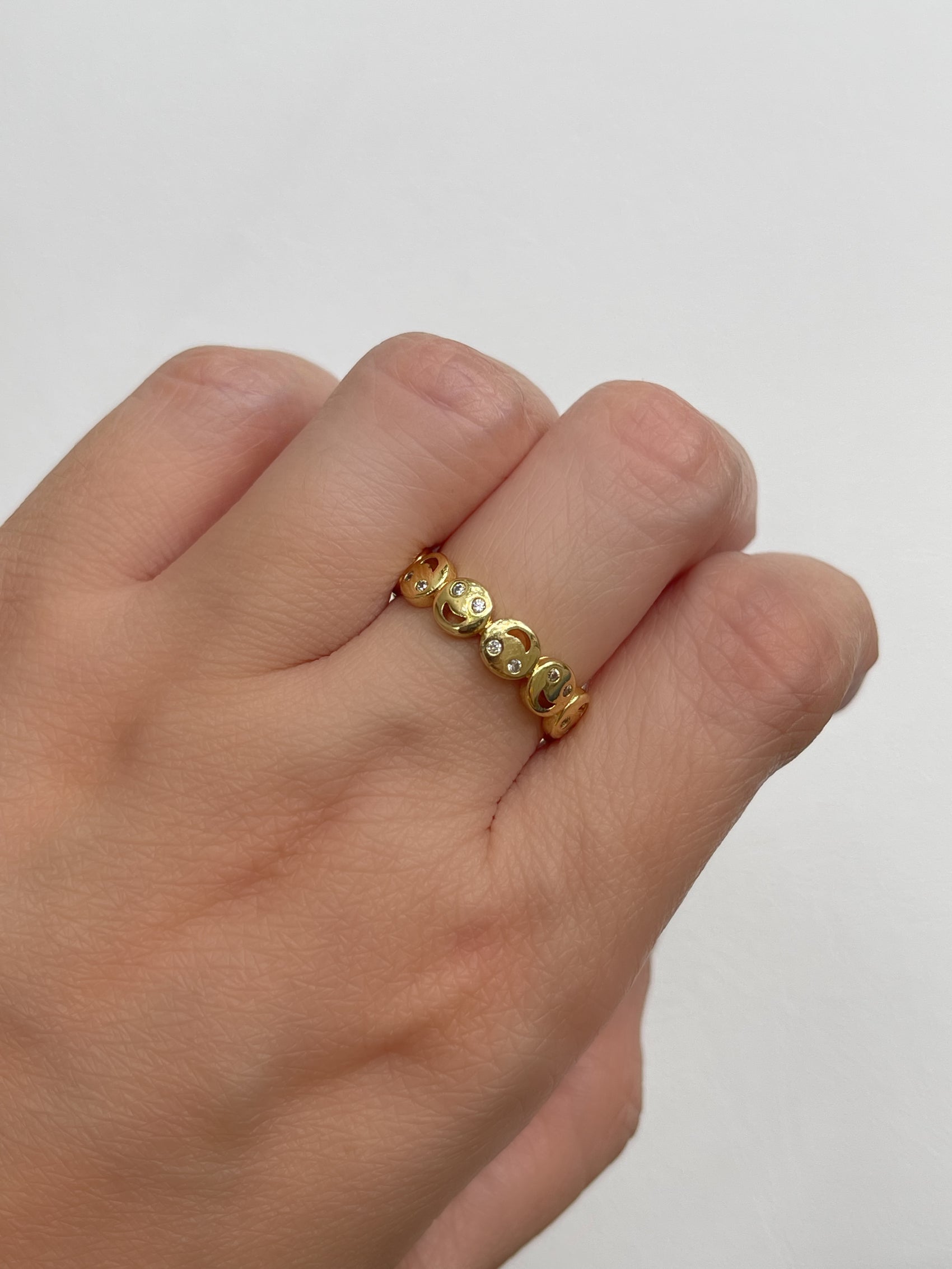 ANILLO HAPPY FACE CON ZIRCONIAS