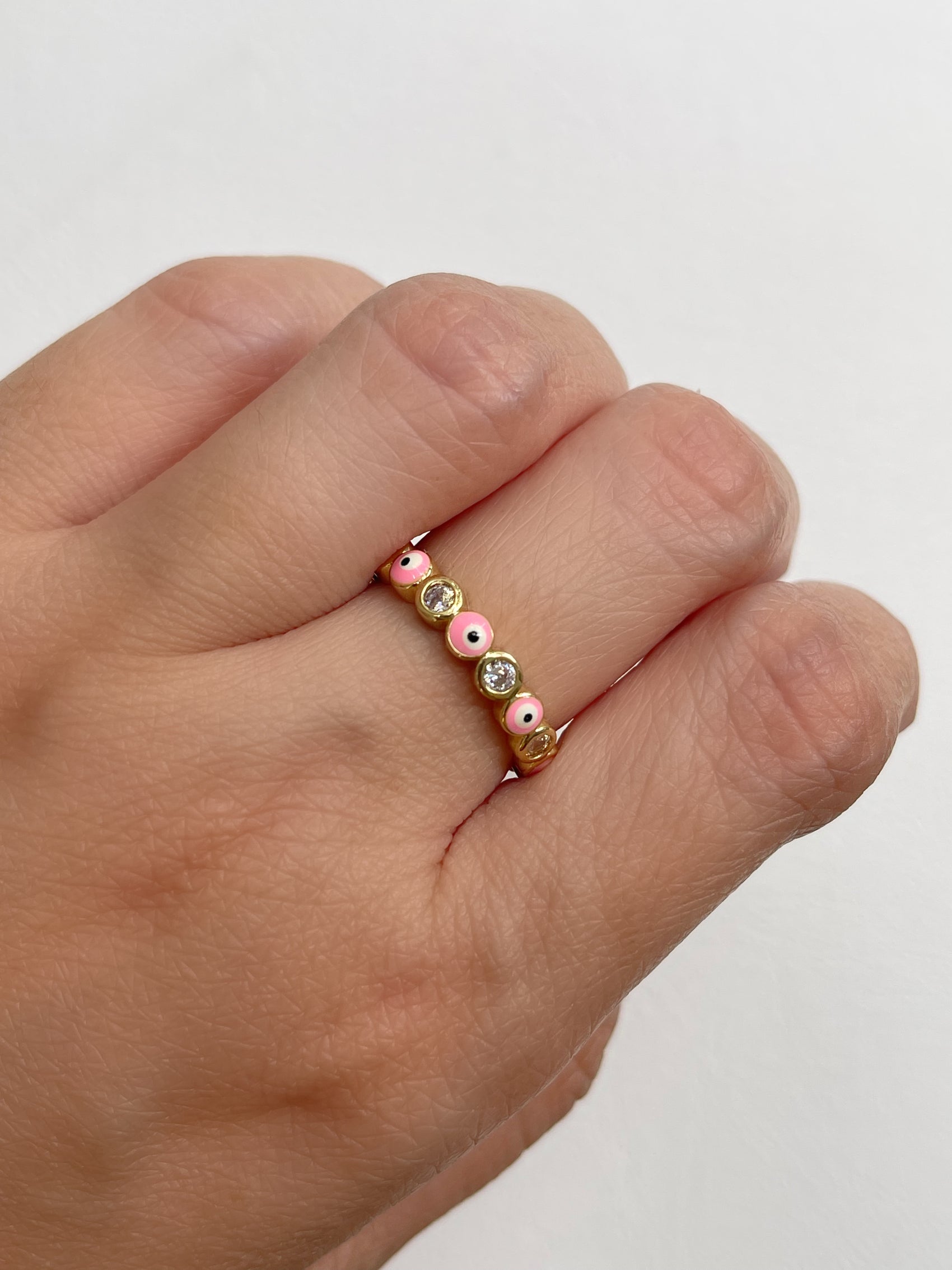 ANILLO MULTIOJOS ROSA