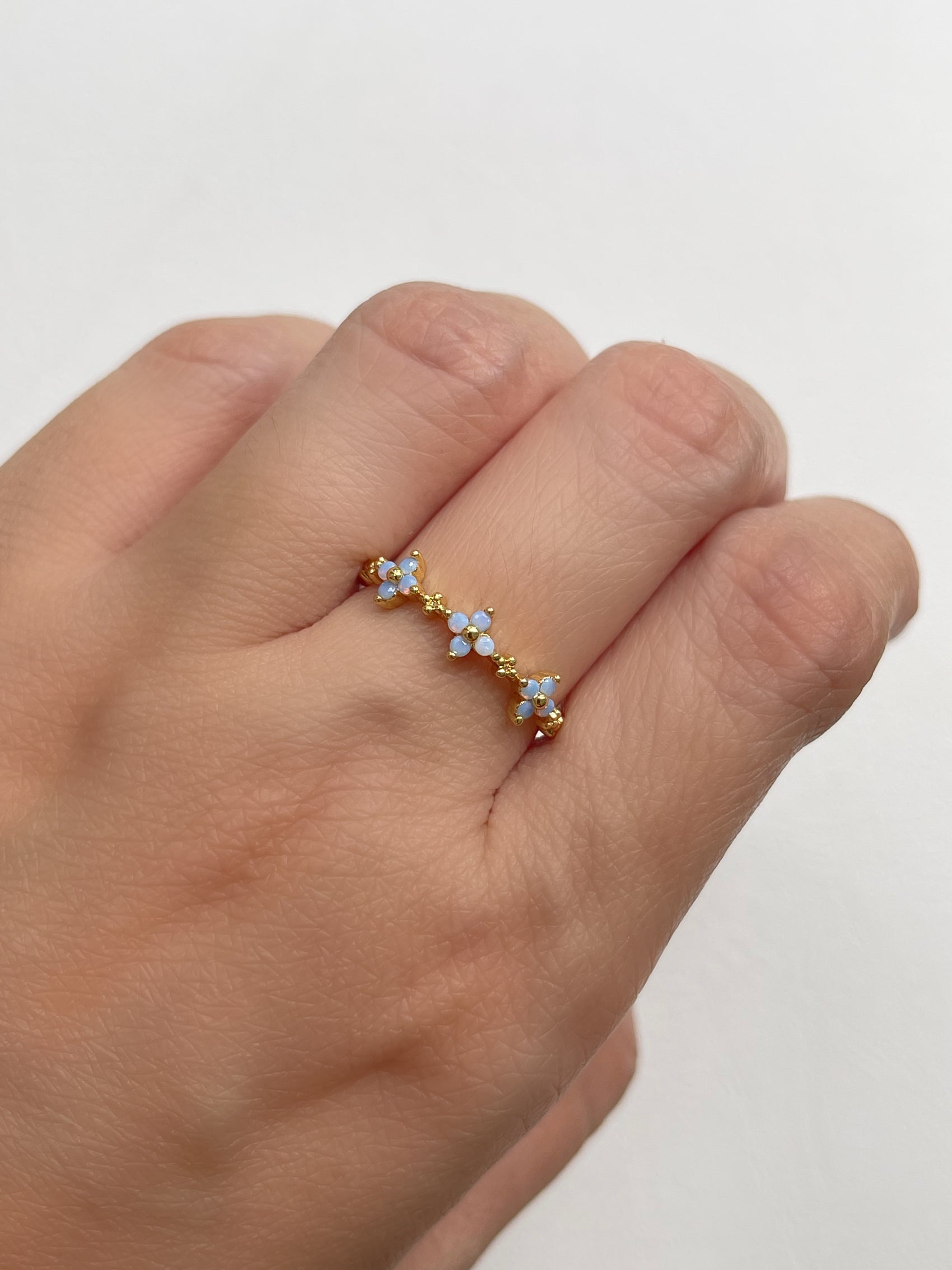 ANILLO 3 FLORES MINI