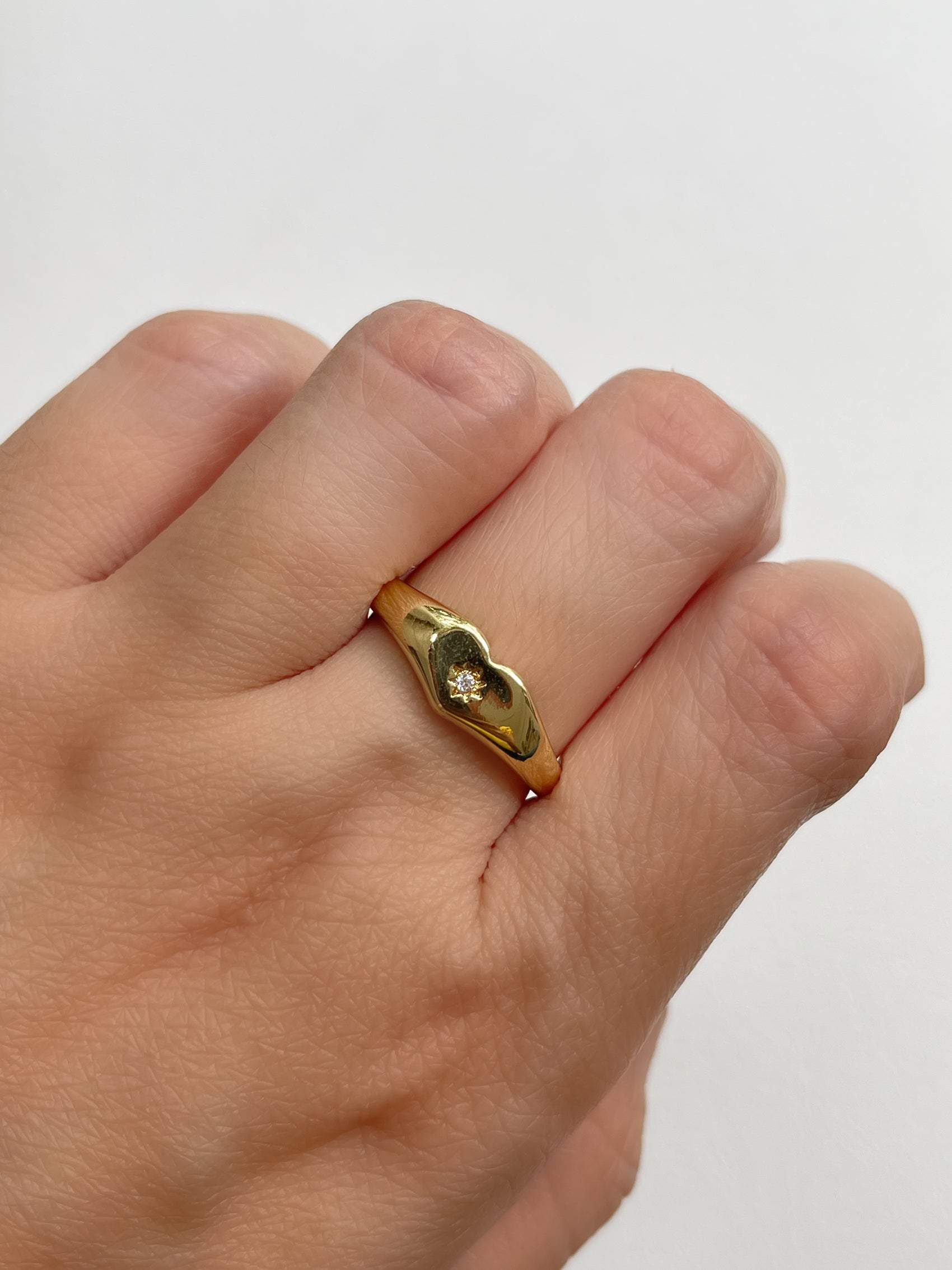 ANILLO CORAZON CHUNKY