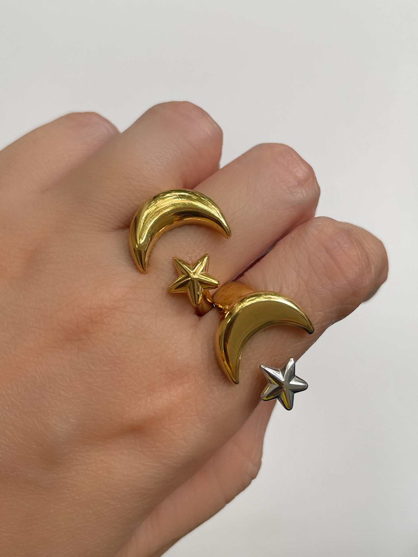 ANILLO LUNA Y ESTRELLA