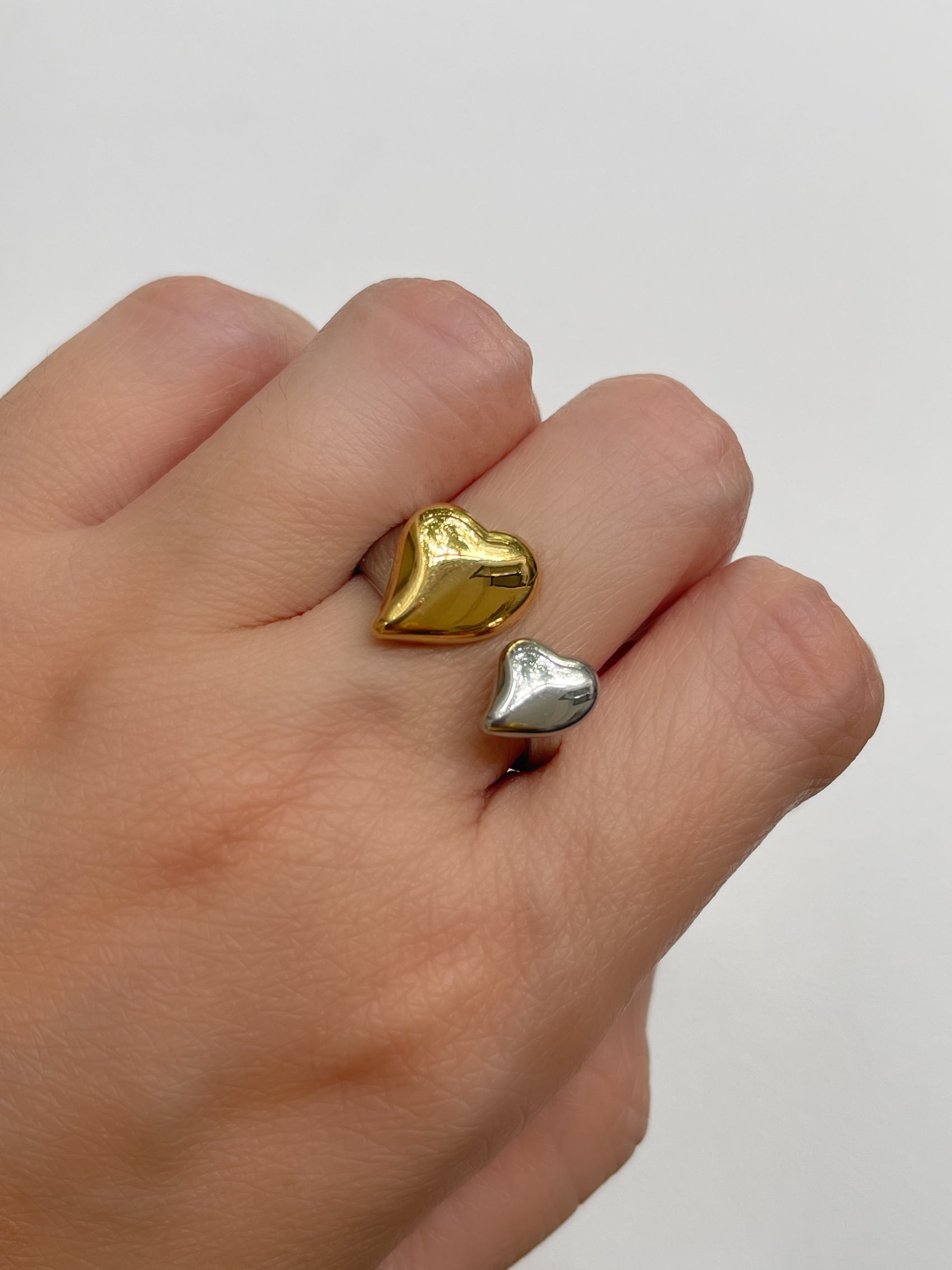 ANILLO DOBLE CORAZON