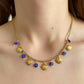 COLLAR CONCHITAS Y OJITOS AZULES