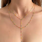 COLLAR DOBLE CON CORBATIN
