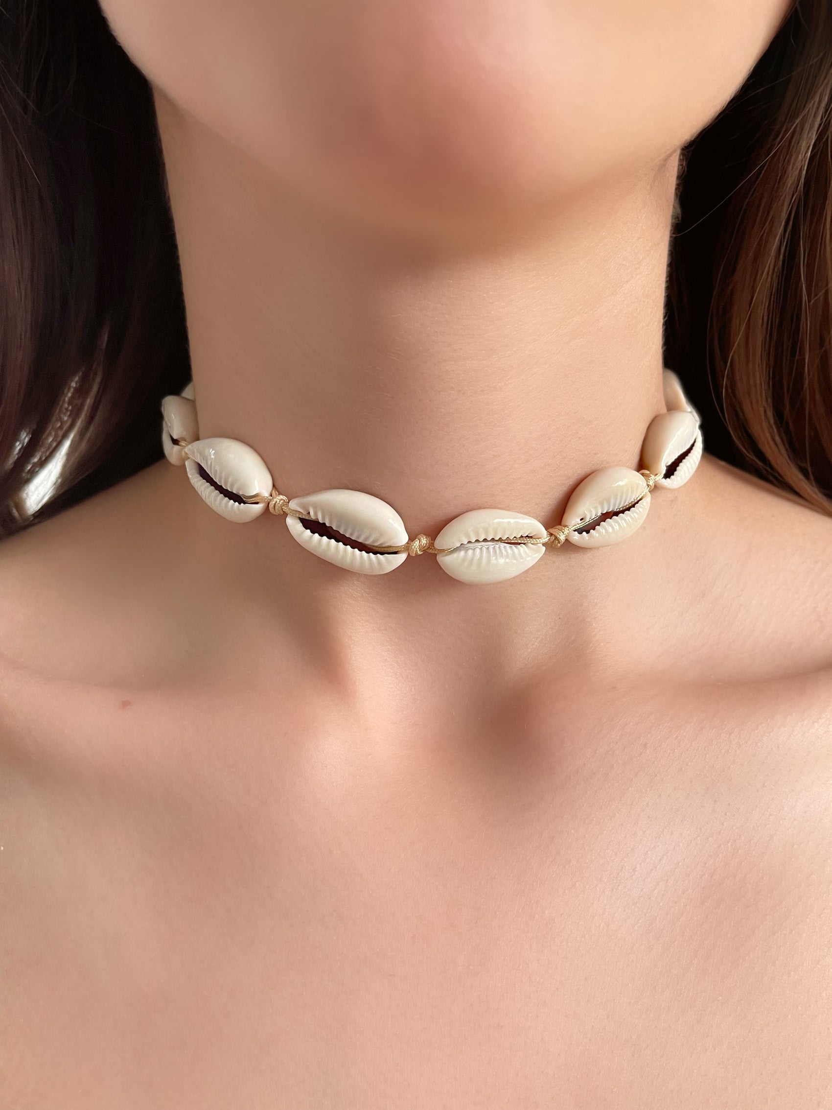 CHOKER CONCHITAS NATURALES