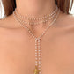 COLLAR EXTRA LARGO CON ESTRELLAS DE MAR