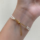 PULSERA NUDO CHAQUIRAS PERLA