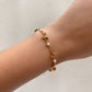 PULSERA PERLITAS CON CÍRCULOS