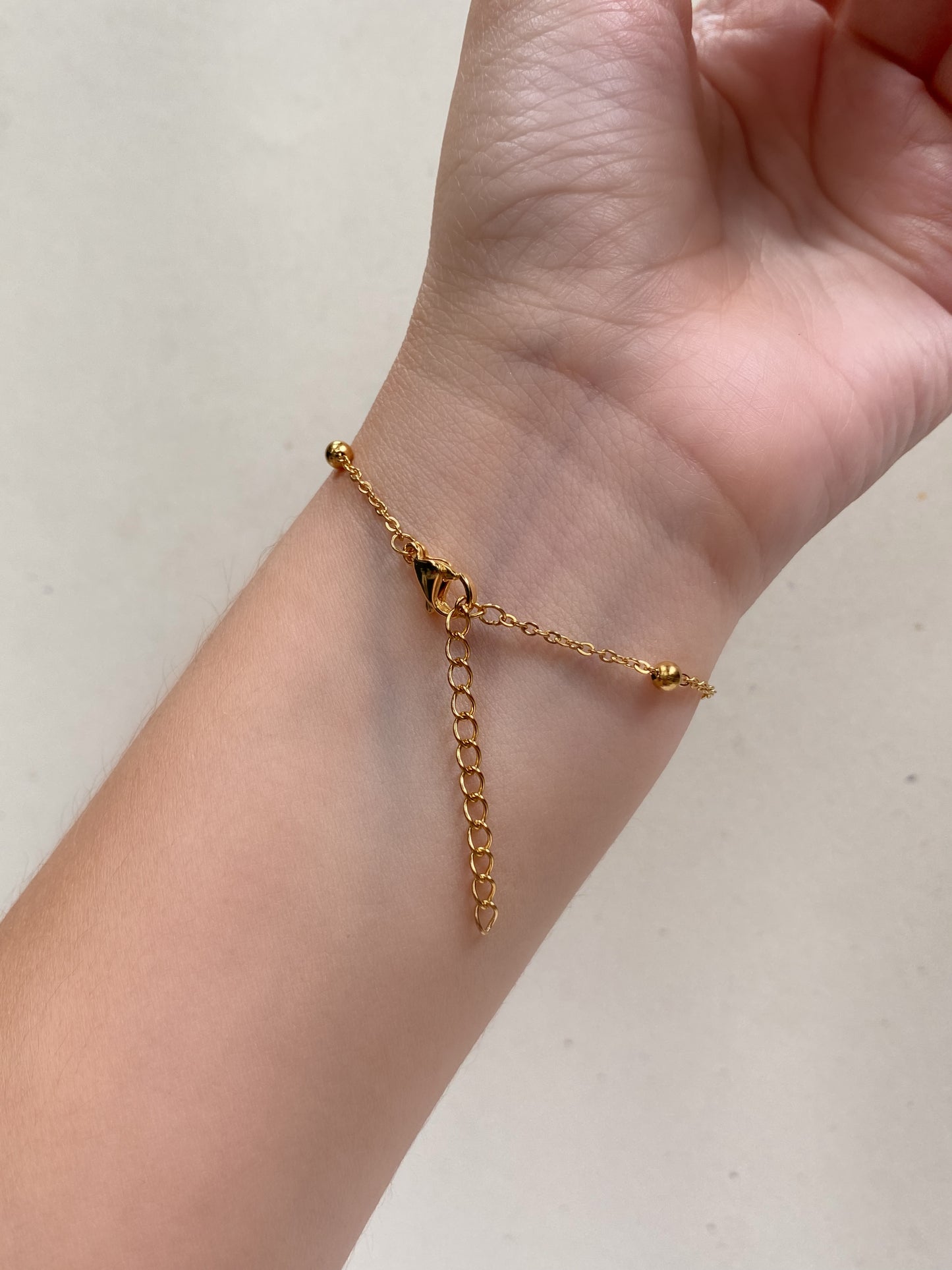 PULSERA CADENA BOLITAS