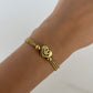 PULSERA TRIPLE CARITA FELIZ