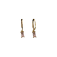 ARRACADAS ZIRCONIA RECTANGULAR