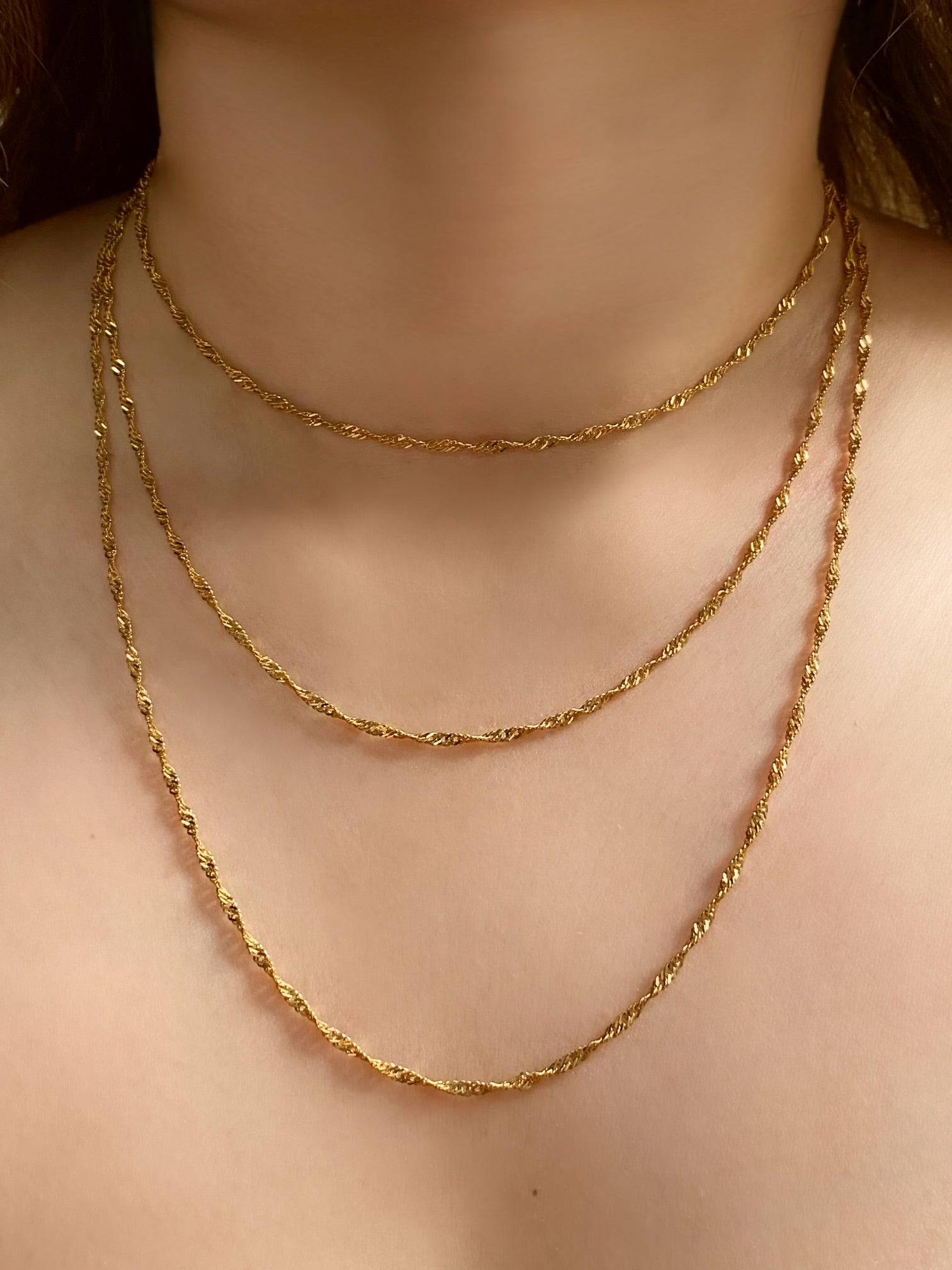 COLLAR CADENA TORCIDA