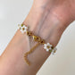 PULSERA FLORES CON ZIRCONIAS