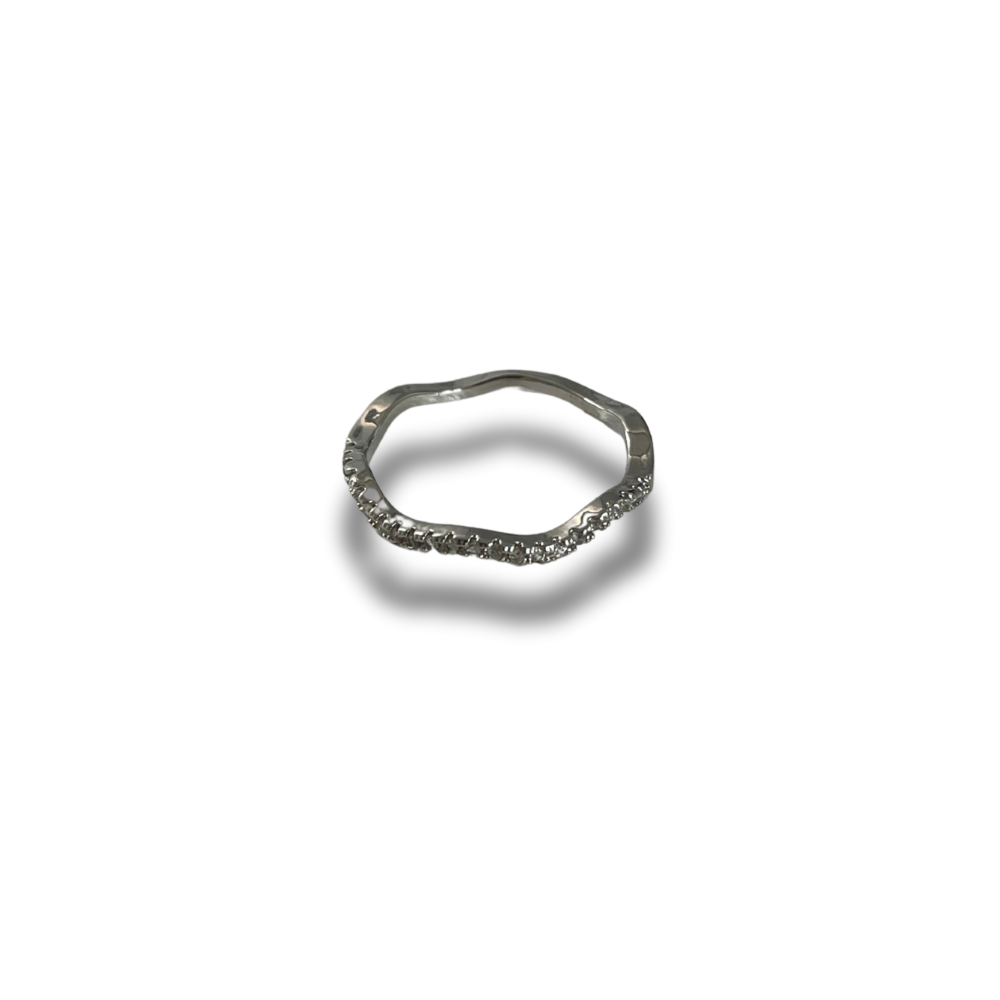 ANILLO ONDAS CON ZIRCONIAS