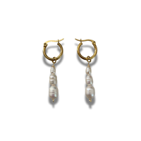 ARRACADAS TRES PERLAS