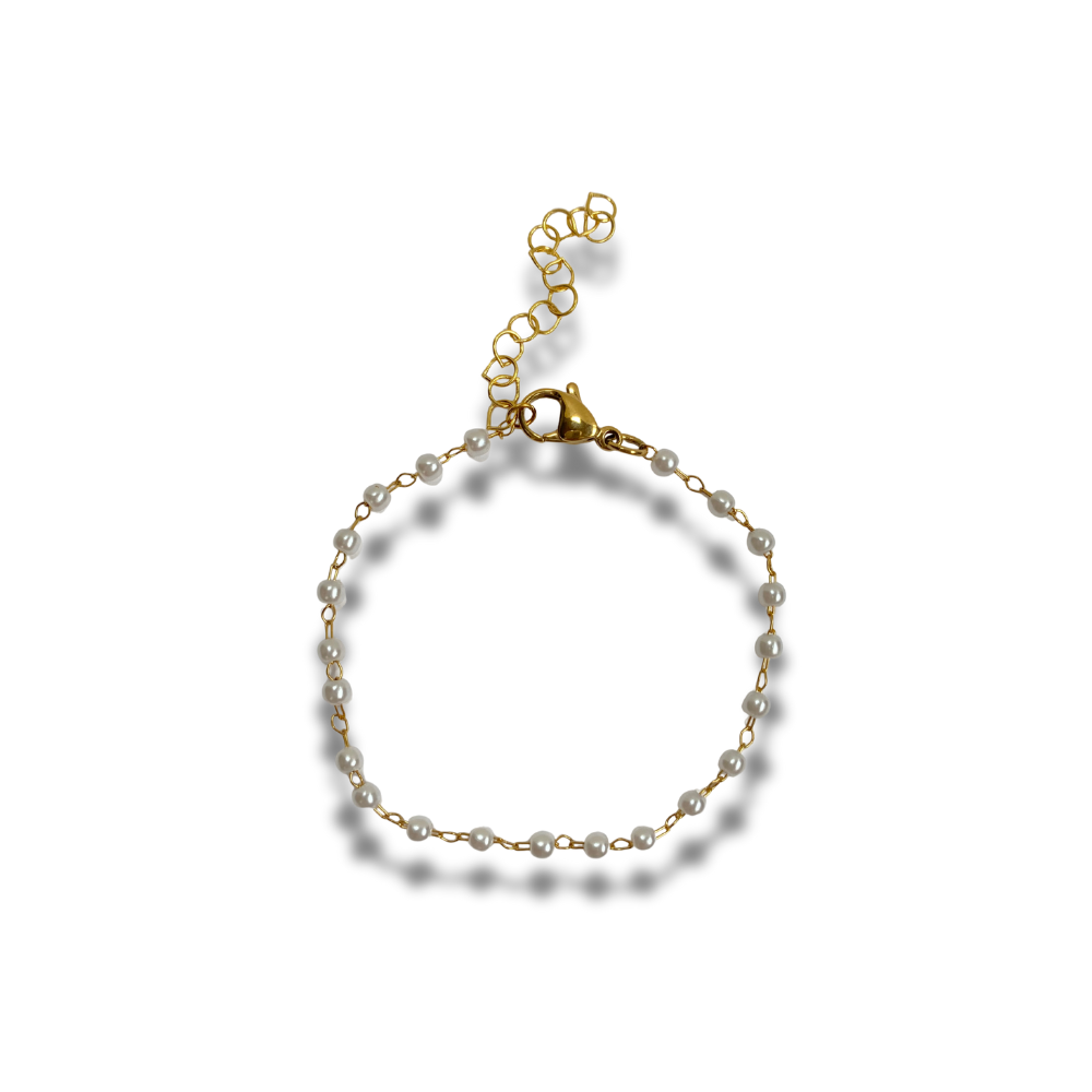 PULSERA CADENA PERLITAS