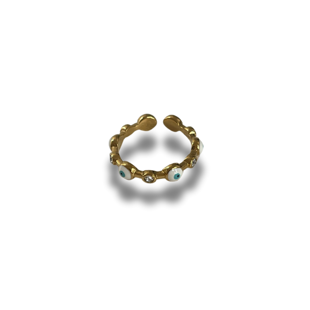 ANILLO OJOS BLANCOS