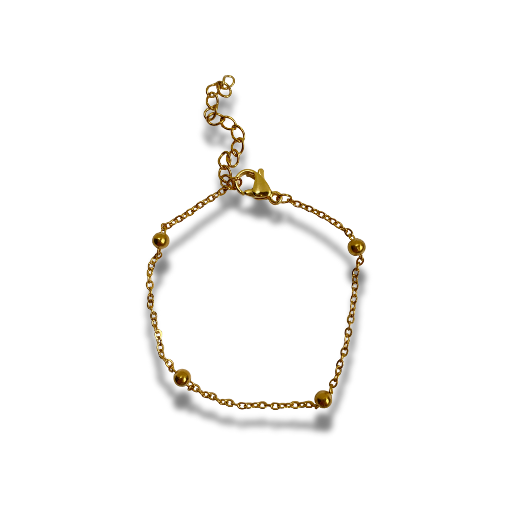 PULSERA CADENA BOLITAS