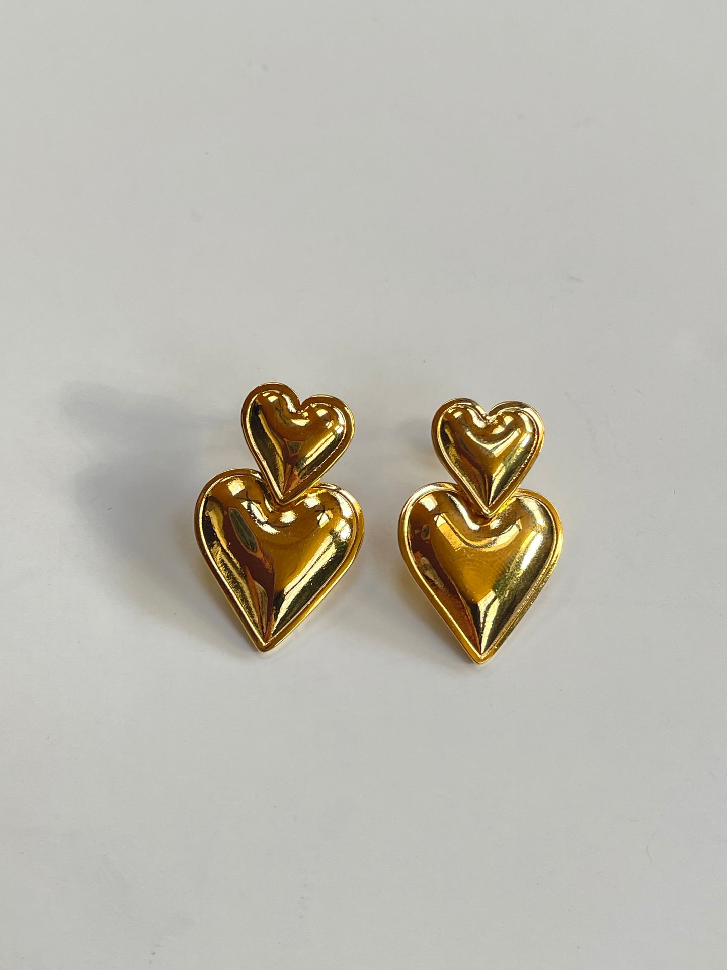 ARETES DOBLE CORAZÓN