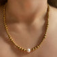COLLAR BOLITAS CON PERLA