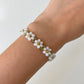 PULSERA FLORES CON ZIRCONIAS