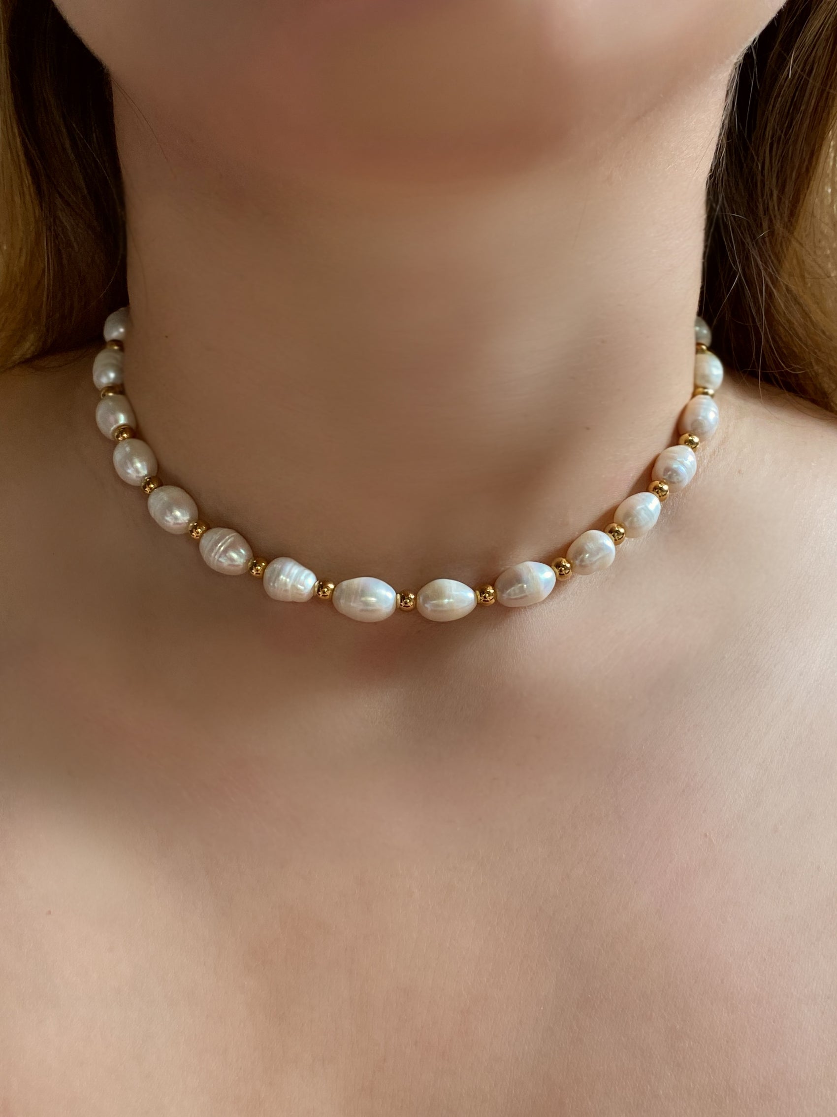 CHOKER PERLAS NTURALES