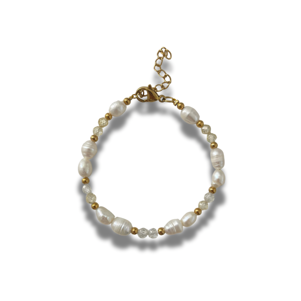PULSERA PERLAS CON ZIRCONIAS