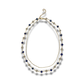 COLLAR DOBLE CADENA SENCILLA Y OJITOS AZULES