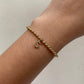 PULSERA CHAQUIRAS CON INICIAL