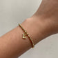 PULSERA CHAQUIRAS CON INICIAL