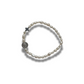 PULSERA PERLAS CON SAN BENITO Y CRUZ