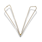 collar set de parejas acero inoxidable corazon magnetico dorado