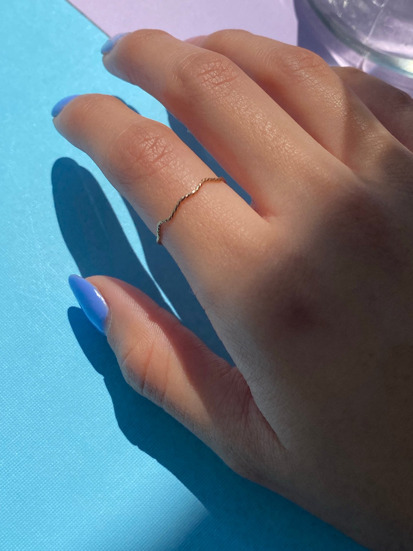 BRILLIANT WAVY RING