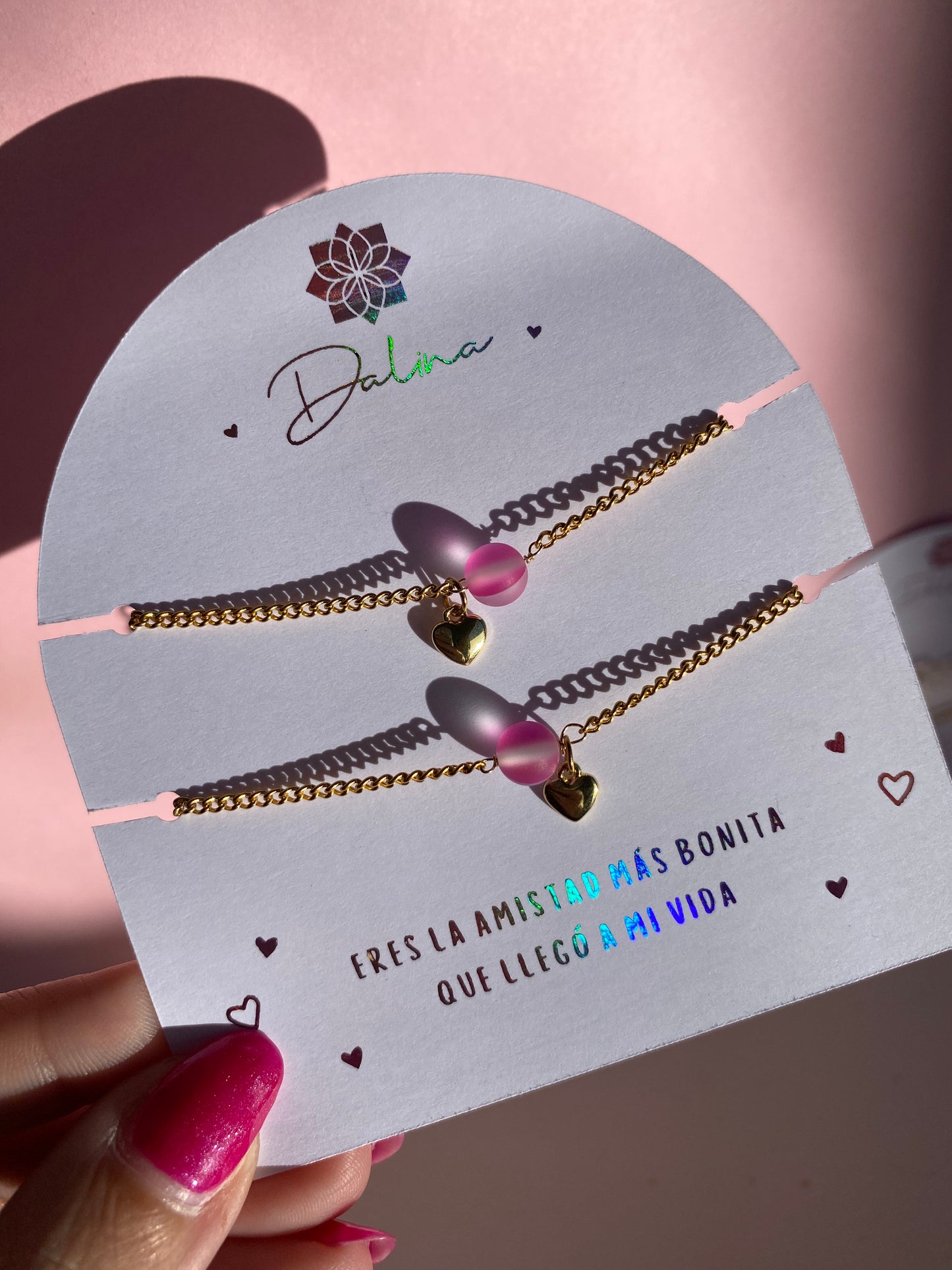 PULSERAS DE AMISTAD CORAZONES